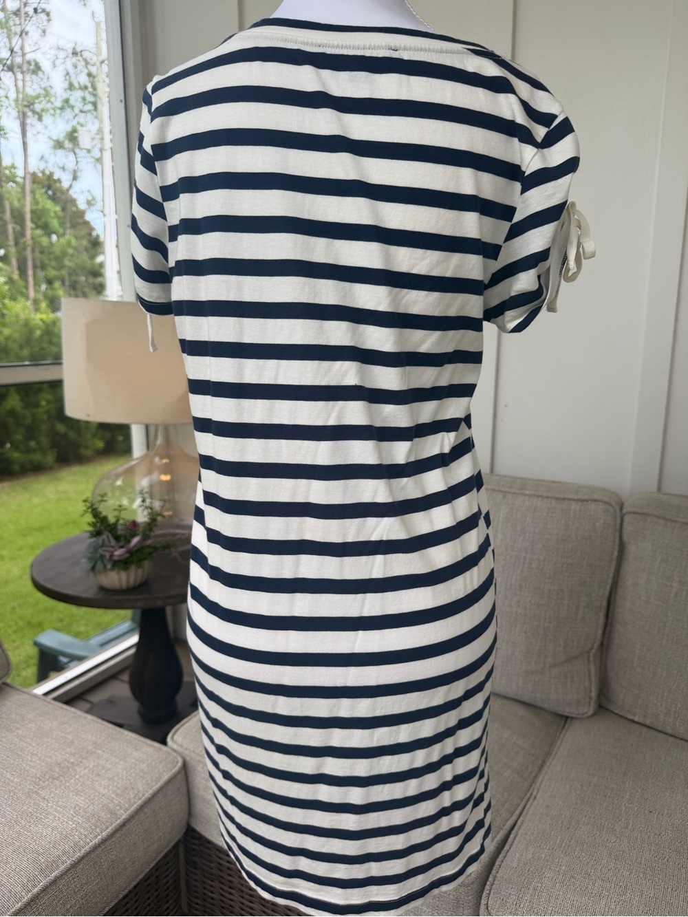 Sanctuary Navy and White Striped Crewneck Dress - Picture 8 of 8